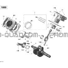 Vilebrequin pour Can-am Toutes les cylindrées 2011 Commander 1000