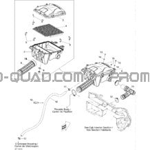 Admission Air pour Can-am Toutes les cylindrées 2011 Commander 1000