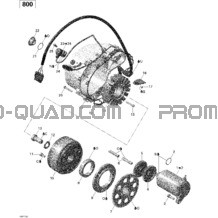 Magnéto Et Démarreur Électrique pour Can-am Toutes les cylindrées 2011 Commander 800