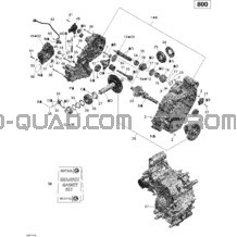 Boîte De Vitesses 1_(Type 684788) (Type 684789) pour Can-am Toutes les cylindrées 2011 Commander 800