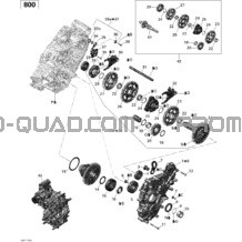 Boîte De Vitesses 2_(Type 684788) (Type 684789) pour Can-am Toutes les cylindrées 2011 Commander 800