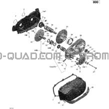 Poulie Menée pour Can-am Toutes les cylindrées 2011 Commander 800