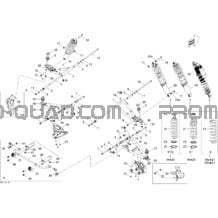 Suspension Avant pour Can-am Toutes les cylindrées 2011 Commander 800