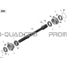 Arbre Entraînement pour Can-am Toutes les cylindrées 2011 Commander 800