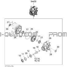 Différentiel Ass pour Can-am Toutes les cylindrées 2011 Commander 800