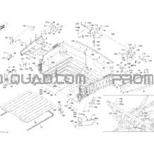 Boîte De Rangement Arrière 1 pour Can-am Toutes les cylindrées 2011 Commander 800