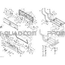 Boîte De Rangement Arrière 2 pour Can-am Toutes les cylindrées 2011 Commander 800