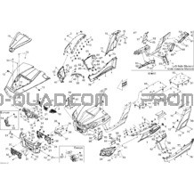 Carrosserie Et Accessoires pour Can-am Toutes les cylindrées 2011 Commander 800