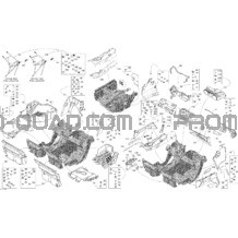 Habitacle pour Can-am Toutes les cylindrées 2011 Commander 800