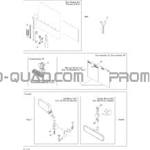 Mirroirs Et Outils pour Can-am Toutes les cylindrées 2011 Commander 800