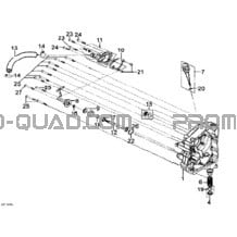 Couvercle de la Magnéto et Pompe à Eau pour Can-am Toutes les cylindrées 2011 DS 250 NA