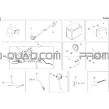 Composantes Électriques Europe pour Can-am Toutes les cylindrées 2011 DS 250 NA