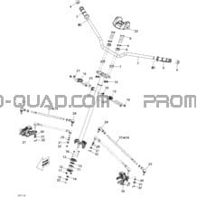 Direction pour Can-am Toutes les cylindrées 2011 DS 450 EFI