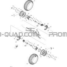 Système Entraînement Avant pour Can-am Toutes les cylindrées 2011 DS 450 EFI