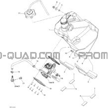 Système Alimentation pour Can-am Toutes les cylindrées 2011 DS 450 Xxc