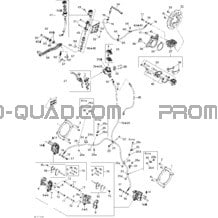 Freins Hydraulique pour Can-am Toutes les cylindrées 2011 DS 450 Xxc
