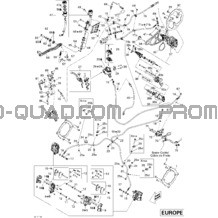 Freins Hydraulique Xmx Europe pour Can-am Toutes les cylindrées 2011 DS 450 Xxc