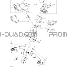 Direction pour Can-am Toutes les cylindrées 2011 DS 450 Xxc
