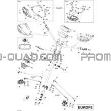 Direction Xmx Europe pour Can-am Toutes les cylindrées 2011 DS 450 Xxc
