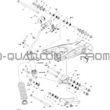 Suspension Arrière Xmx pour Can-am Toutes les cylindrées 2011 DS 450 Xxc
