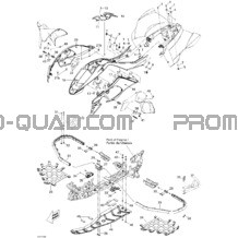 Carrosserie Et Accessoires 2 pour Can-am Toutes les cylindrées 2011 DS 450 Xxc