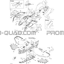 Carrosserie Et Accessoires 4 Xmx Europe pour Can-am Toutes les cylindrées 2011 DS 450 Xxc