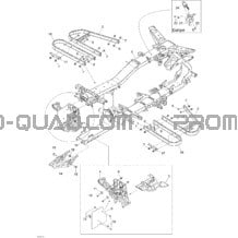 Châssis pour Can-am Toutes les cylindrées 2011 Outlander 400 EFI