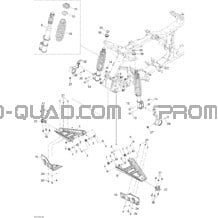 Suspension Avant pour Can-am Toutes les cylindrées 2011 Outlander 500 EFI