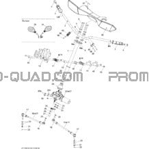 Direction XT pour Can-am Toutes les cylindrées 2011 Outlander 650 EFI