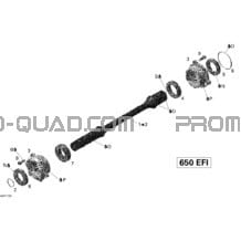 Arbre Entraînement pour Can-am Toutes les cylindrées 2011 Outlander 650 EFI