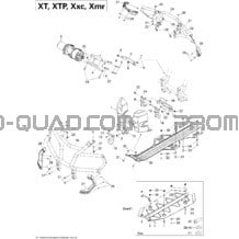 Carrosserie Et Accessoires 4 pour Can-am Toutes les cylindrées 2011 Outlander 800R EFI