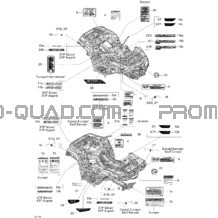 Décalques pour Can-am Toutes les cylindrées 2011 Outlander 800R EFI