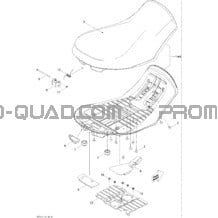 Siège pour Can-am Toutes les cylindrées 2011 Outlander 800R EFI