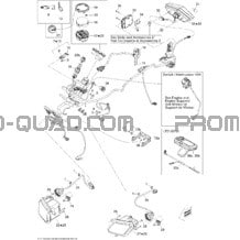 Accessoires Électriques 1 pour Can-am Toutes les cylindrées 2011 Outlander 800R EFI