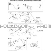 Accessoires Électriques Europe pour Can-am Toutes les cylindrées 2011 Outlander 800R EFI