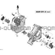 Lubrification Du Moteur pour Can-am Toutes les cylindrées 2011 Outlander 800R EFI