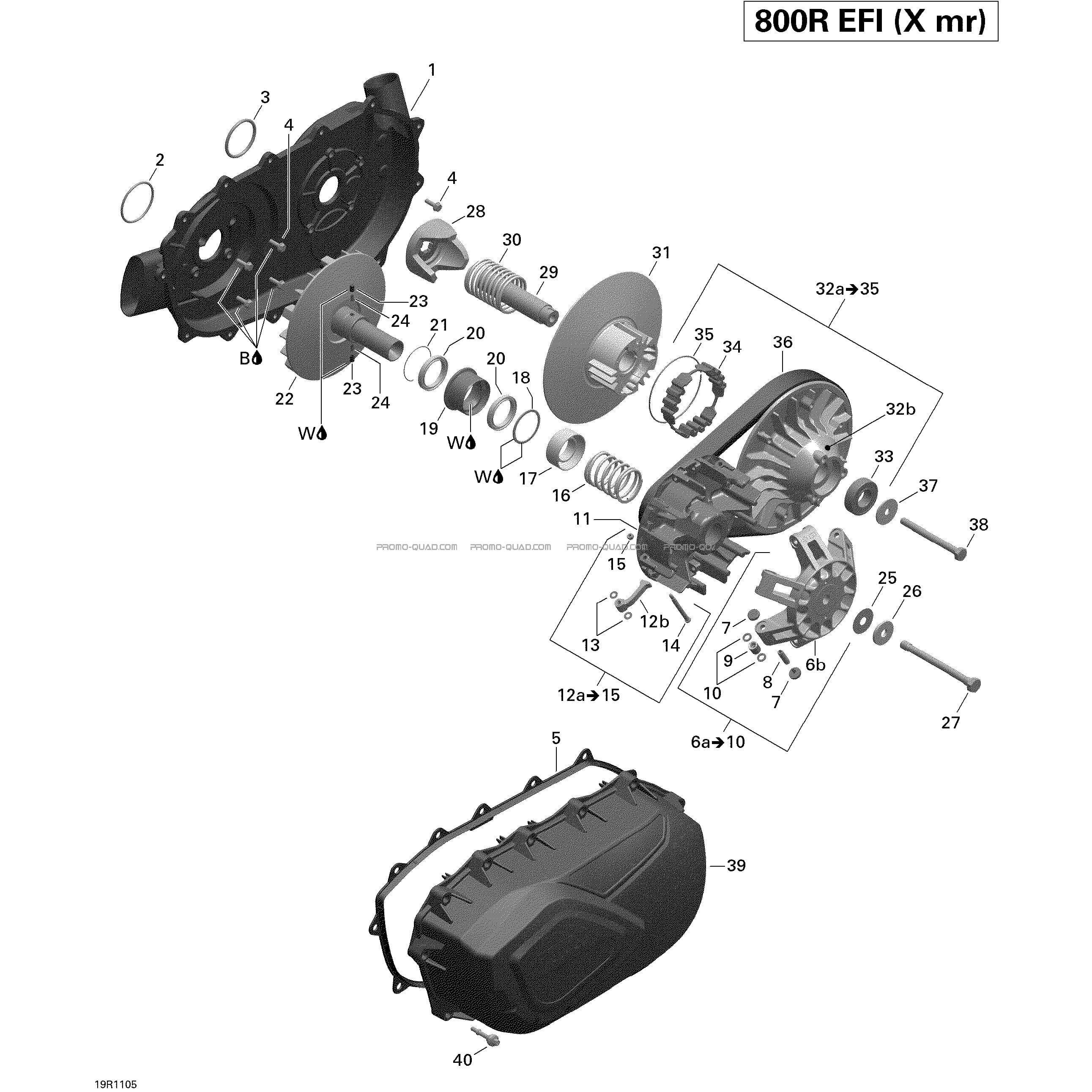 Poulie Menée  Can-am  2011 Toutes les cylindrées  Original parts OEM