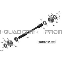 Arbre Entraînement pour Can-am Toutes les cylindrées 2011 Outlander 800R EFI