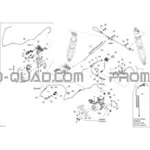 Suspension Arrière pour Can-am Toutes les cylindrées 2011 Outlander 800R EFI
