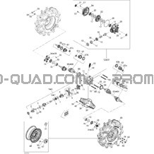 Système Entraînement Arrière pour Can-am Toutes les cylindrées 2011 Outlander 800R EFI