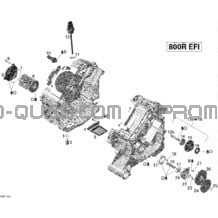 Lubrification Du Moteur pour Can-am Toutes les cylindrées 2011 Outlander 800R EFI