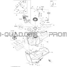 Système Alimentation pour Can-am Toutes les cylindrées 2011 Outlander 800R EFI
