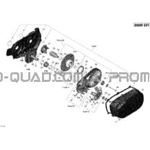 Transmission Outlander pour Can-am Toutes les cylindrées 2011 Outlander 800R EFI