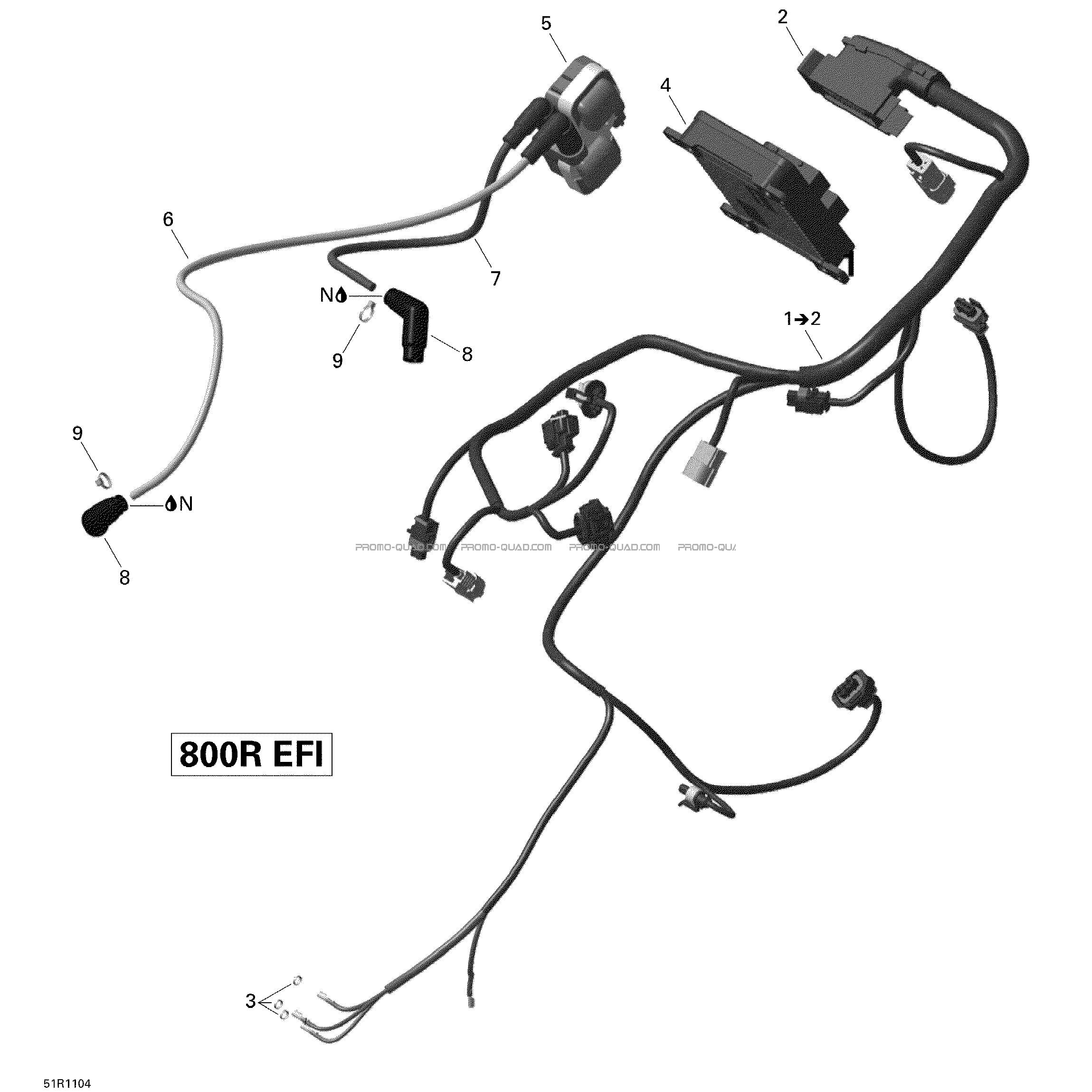 Engine Harness And Electronic Module Outlander  Can-am  2011 Toutes les cylindrées  pièces OEMEngine Harness And Electronic Module Outlander  Can-am  2011 Toutes les cylindrées  pièces OEM
