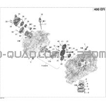 Lubrification Du Moteur pour Can-am Toutes les cylindrées 2011 Outlander Max 400 EFI