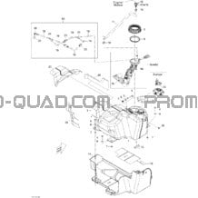 Système Alimentation pour Can-am Toutes les cylindrées 2011 Outlander Max 400 EFI
