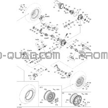 Système Entraînement Avant pour Can-am Toutes les cylindrées 2011 Outlander Max 400 EFI