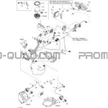 Accessoires Électriques 1 pour Can-am Toutes les cylindrées 2011 Outlander Max 400 EFI