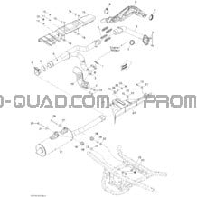 Système Échappement pour Can-am Toutes les cylindrées 2011 Outlander Max 650 EFI