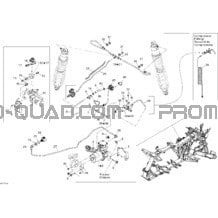 Suspension Arrière pour Can-am Toutes les cylindrées 2011 Outlander Max 800R EFI Ltd